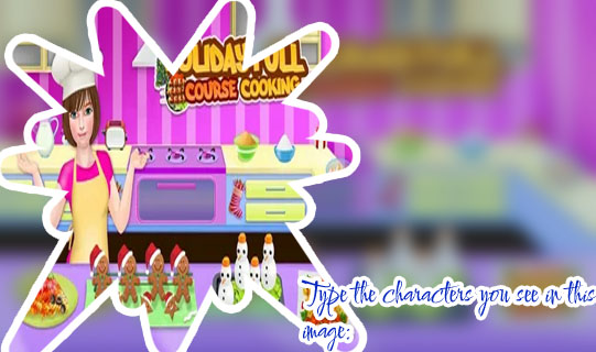 Game cooking in the kitchen