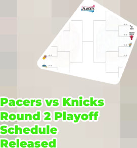 Pacers playoff schedule