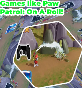 Paw patrol on a roll game online