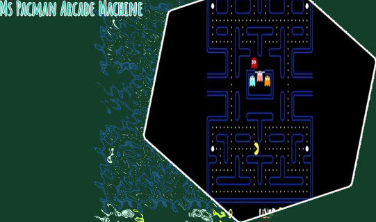 Vintage pac man game